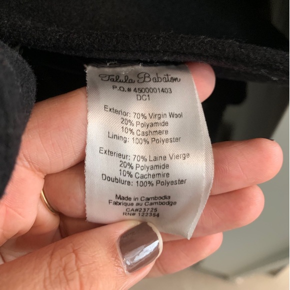 Aritzia Wool Coat - Picture 5 of 5